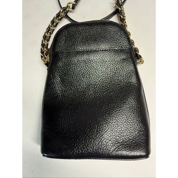 Rare MICHAEL Michael Kors Jet Set Charm Chain Phone Crossbody Black Leather - Picture 11 of 11